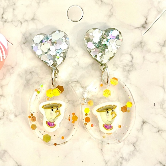 Chip Dangle Earrings - Picture 1 of 4